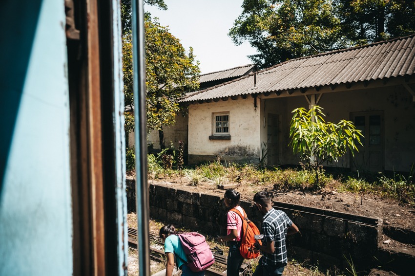 Zugstation Sri Lanka