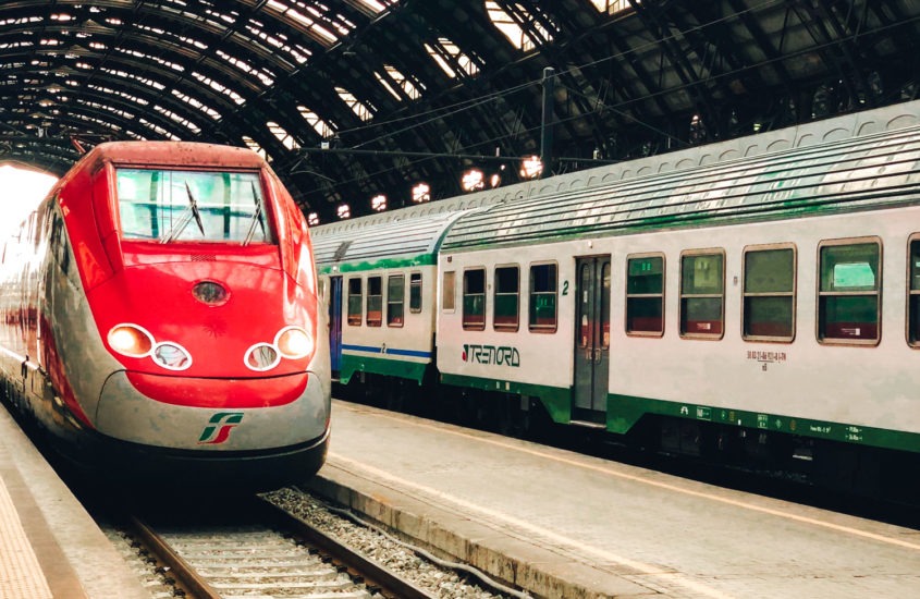 Zugfahrt Italien