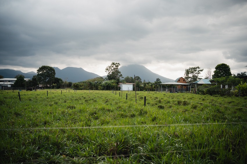 a landscape of volcano Arenal Costa Rica