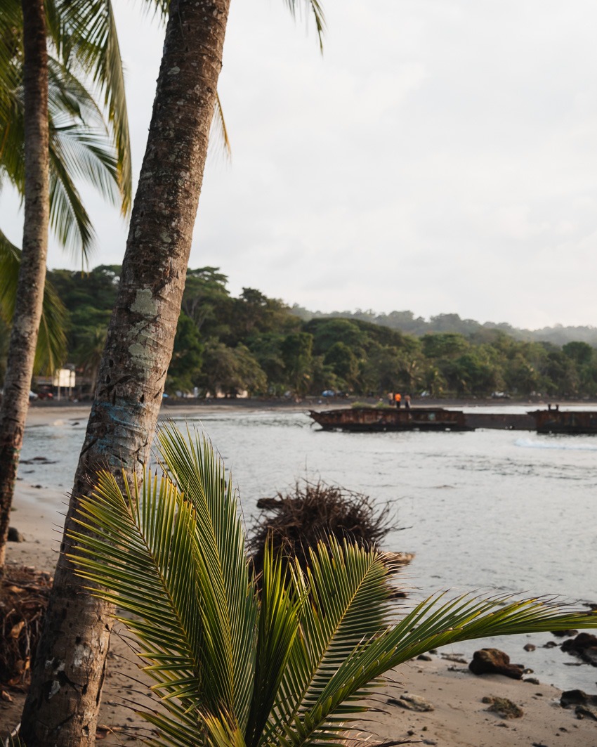 Strand in Puerto Viejo, Costa Rica