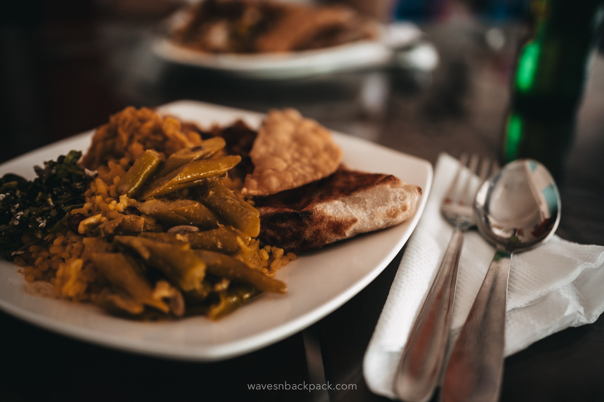 food plate from Sri Lanka