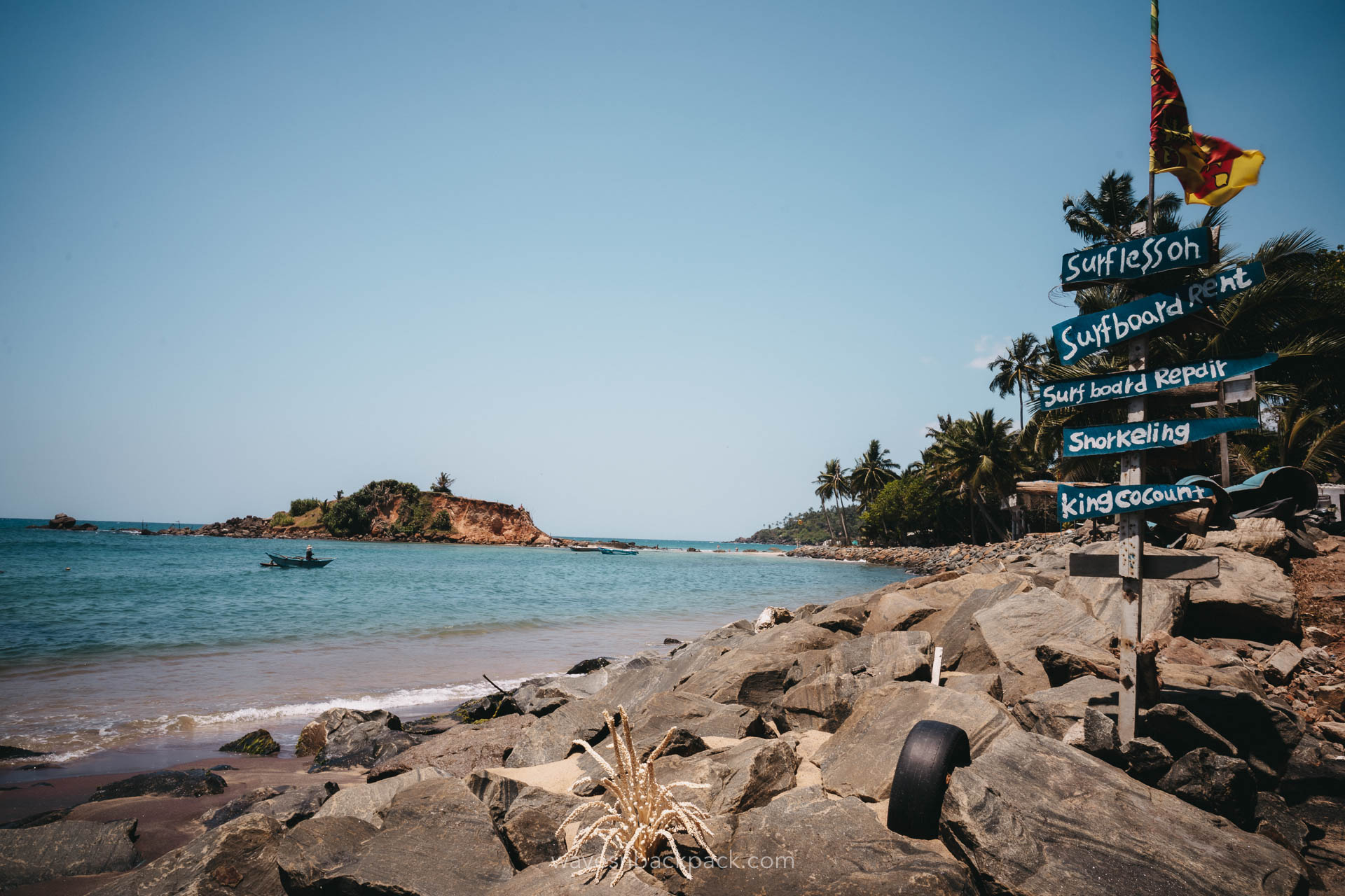 Mirissa Beach in Sri Lanka