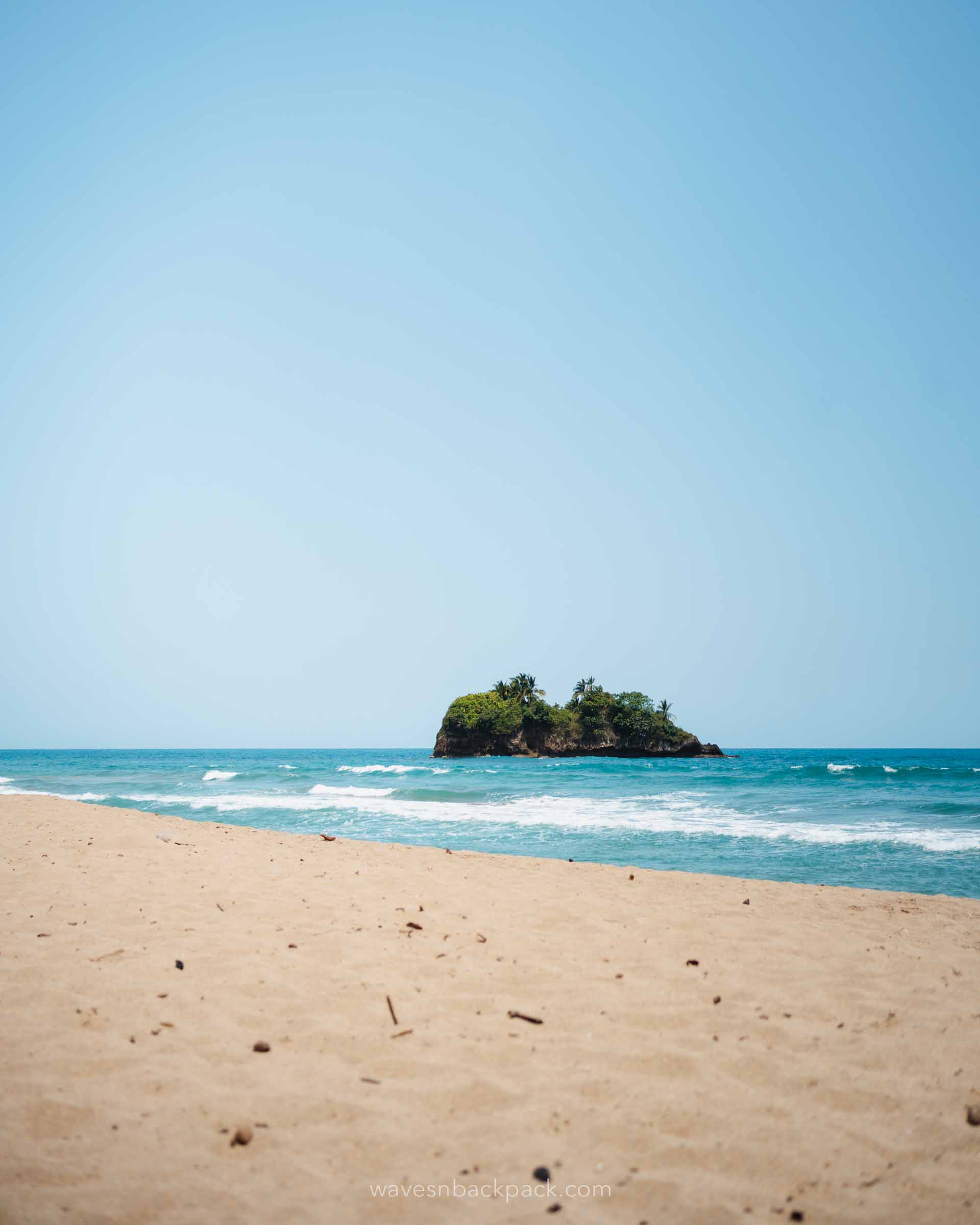 surf spot in Puerto Viejo in Costa Rica